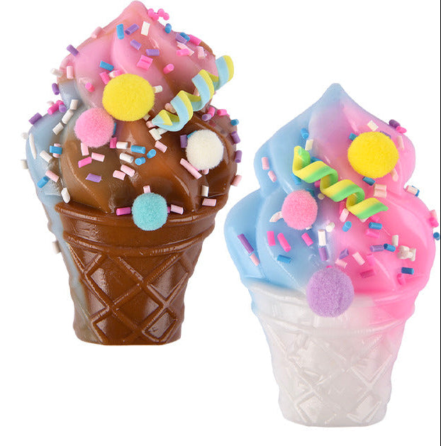 3.75" Pick N Pull Fidget Ice Cream Cone 20ct