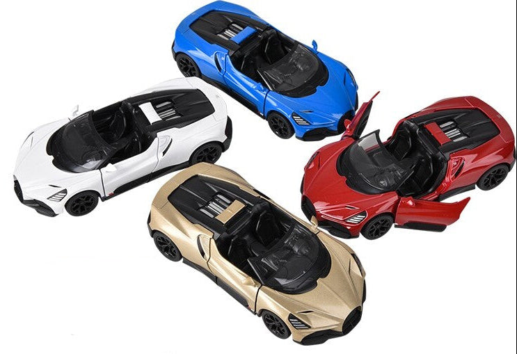 5" Diecast Pull Back Bugatti Mistral (assorted)