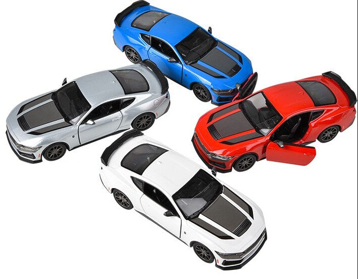 5" Diecast Pull Back 2024 Ford Mustang Dark Horse (assorted)