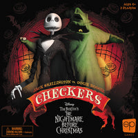 Checkers: Disney Tim Burton The Nightmare Before Christmas