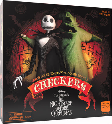 Checkers: Disney Tim Burton The Nightmare Before Christmas