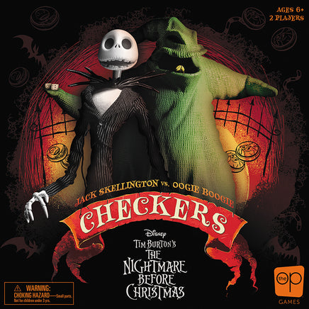 Checkers: Disney Tim Burton The Nightmare Before Christmas