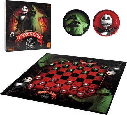 Checkers: Disney Tim Burton The Nightmare Before Christmas