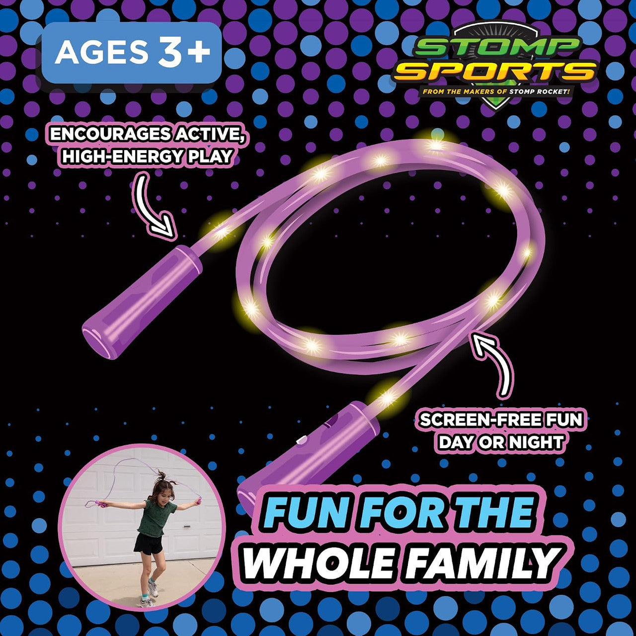 D&L Company Hop N Glow Light Up Jump Rope