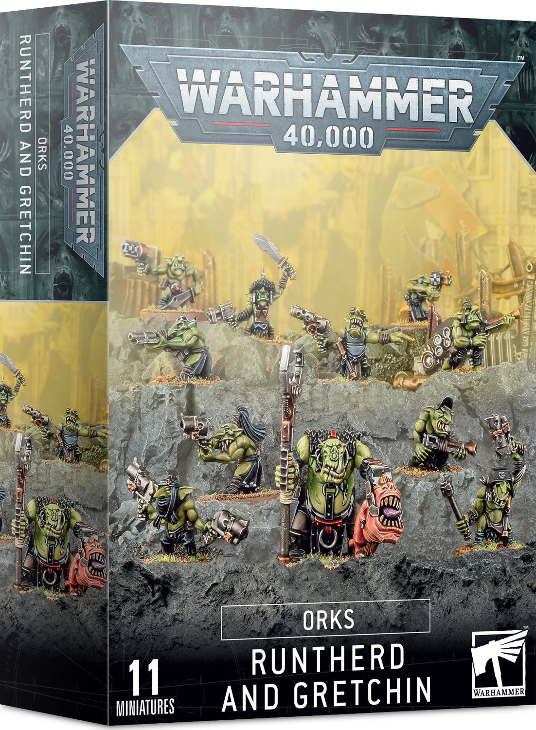Orks: RUNTHERD AND GRETCHIN