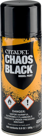Chaos Black Spray Paint