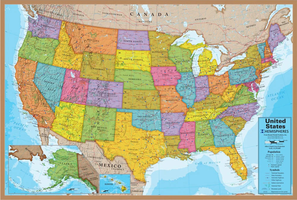 USA Map 500 Piece Jigsaw Puzzle