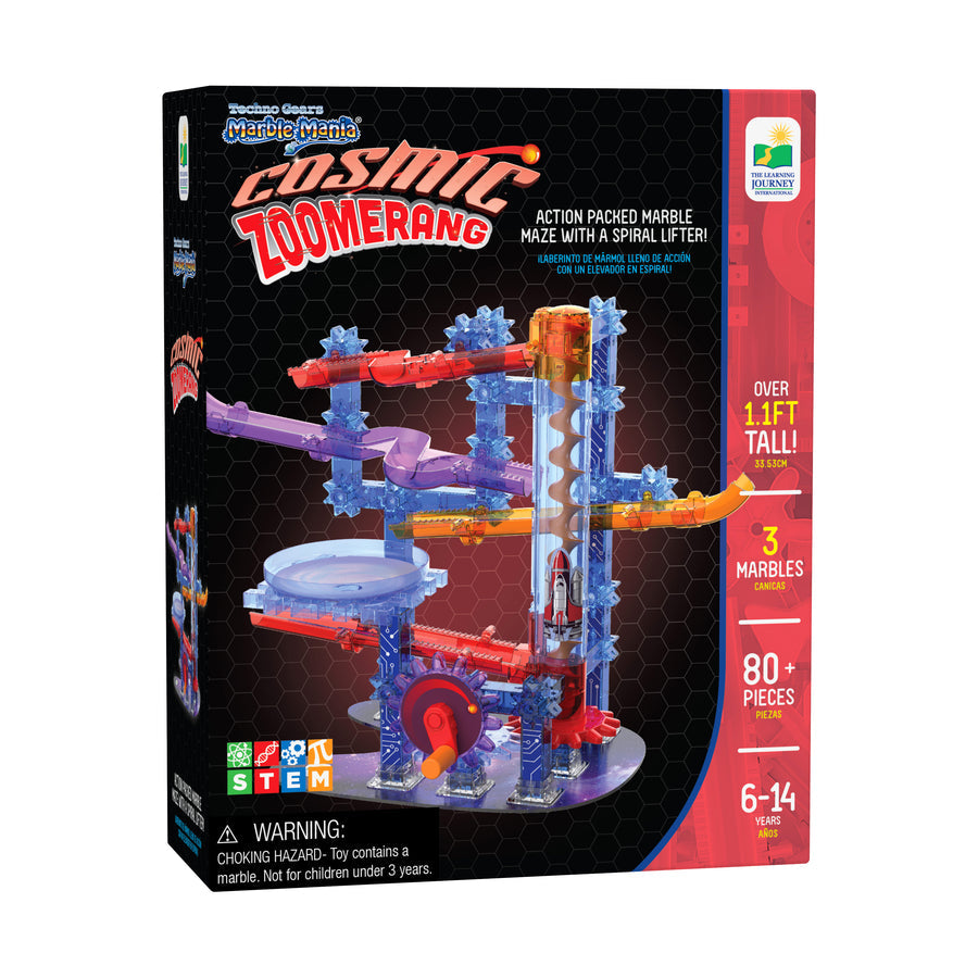 University Games Techno Gears Marble Mania Cosmic Zoomerang Marble Maze