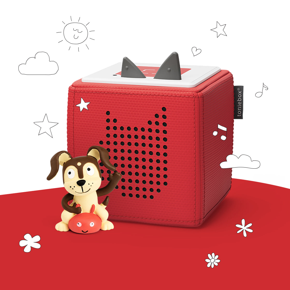Toniebox Starter Set Red - Playtime Puppy, 10000760