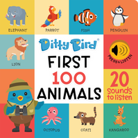 Ditty Bird- First 100 Animals Sound Book