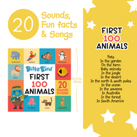 Ditty Bird- First 100 Animals Sound Book