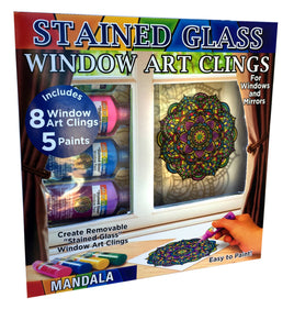 Joy of Coloring Stained Glass Mandalas