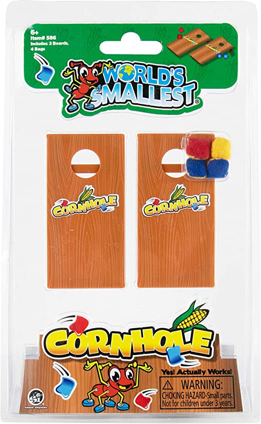 World's Smallest Cornhole Game