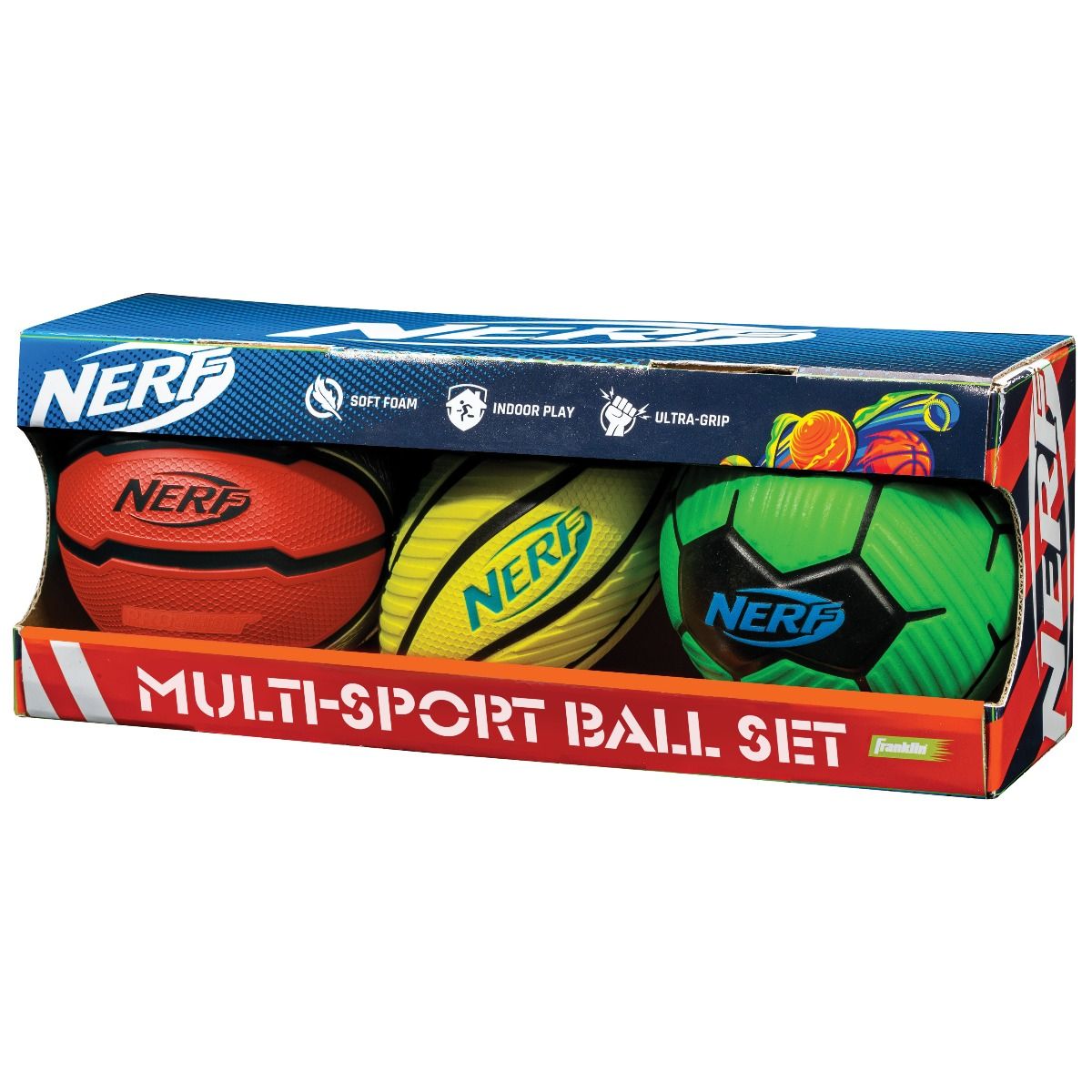 Nerf Mini Foam Ball Set (3 piece)