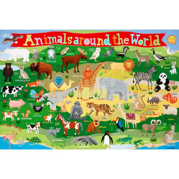 Animals Around the World 100 Piece Puzzle