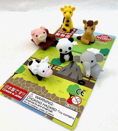 Zoo Animal Eraser Card-10