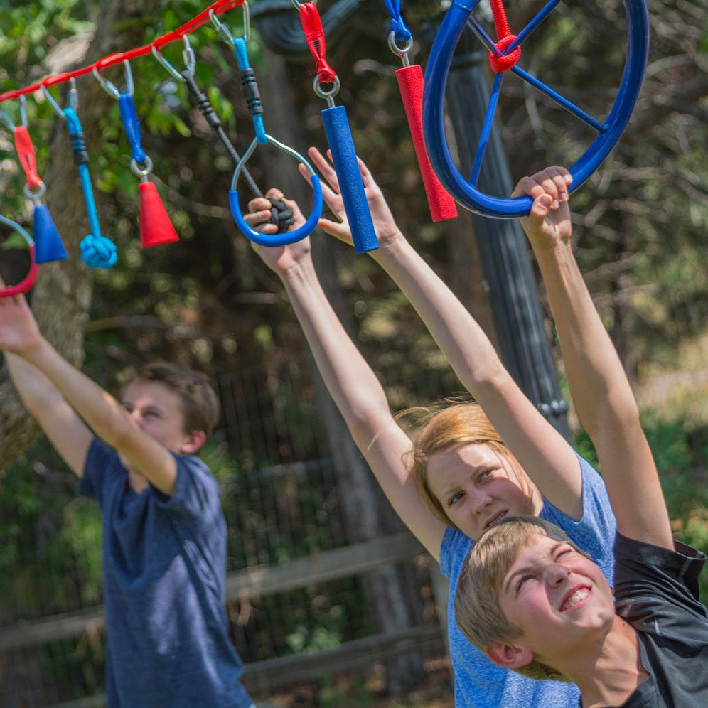 NinjaLine 36' Intro Kit with 7 Hanging Obstacles