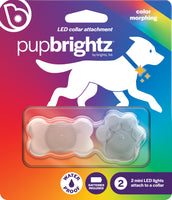 Pupbrightz Color Morphing Collar Charms, 2pk
