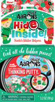 Santa's Hidden Helpers Hide Inside Thinking Putty 4" Tin