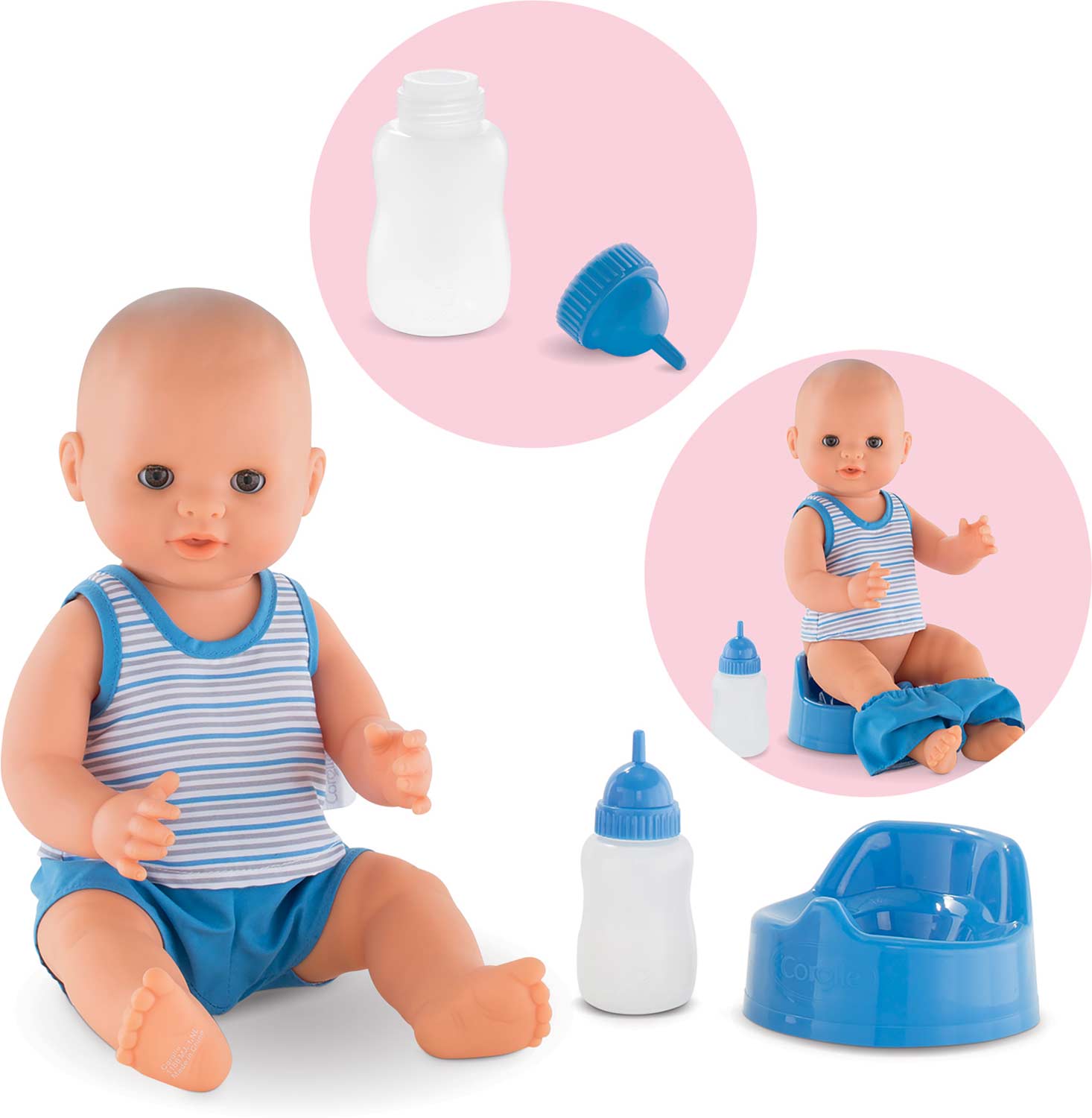 Paul Drink-and-Wet Bath Baby | 130260 | Corolle