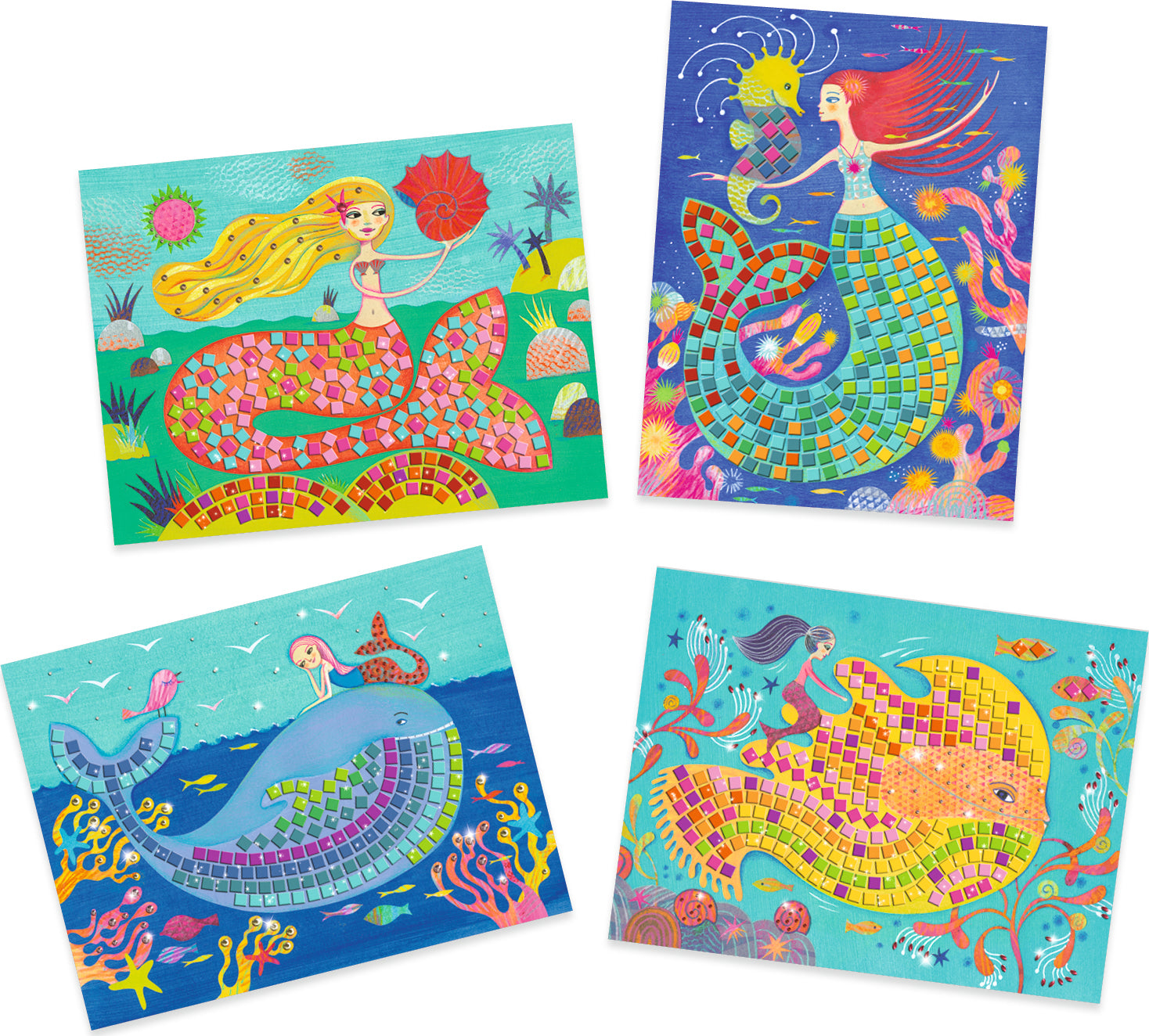  homicozy Art Supplies for Kids Ages 4-12,Mermaid