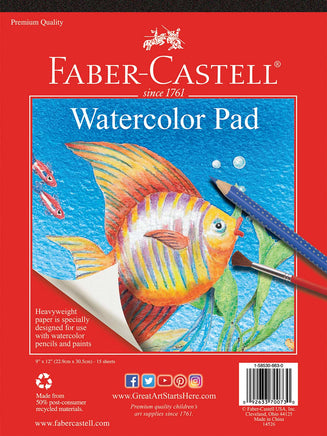 Watercolor Pad 9" x 12"