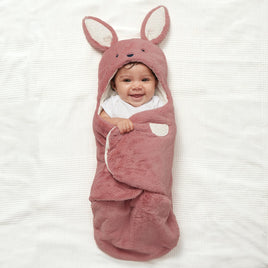 Baby GUND Oh So Snuggly Bunny Blanket Wrap | 6066061 | GUND