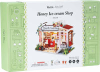 DIY Miniature Store Kit - Honey Ice Cream Shop
