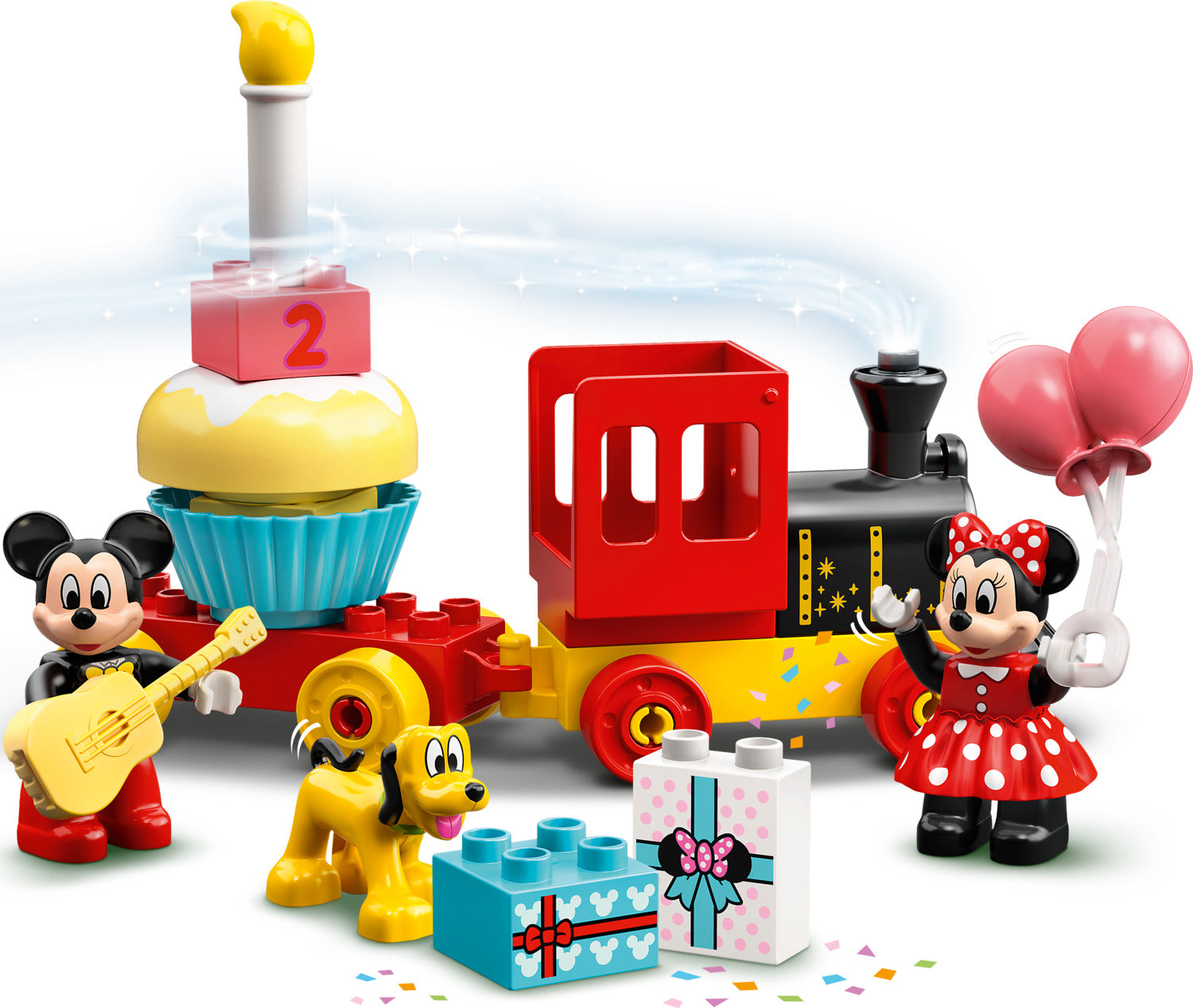 10941 - LEGO® DUPLO - Le train d'anniversaire de Mickey et Minnie LEGO :  King Jouet, 1er Age LEGO - Jeux de construction