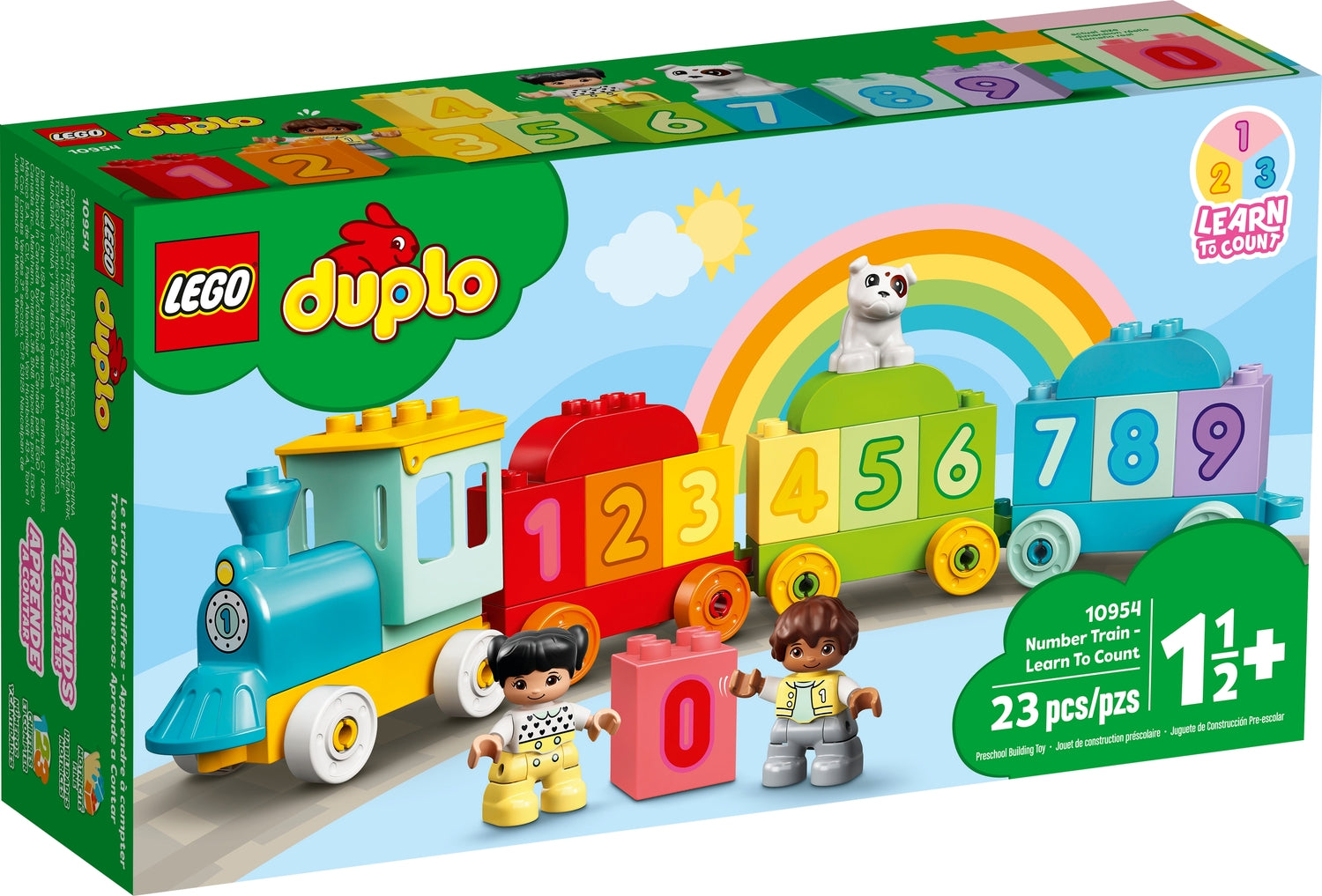 koper Eigenwijs collegegeld LEGO DUPLO: Number Train - Learn To Count| TimbukToys