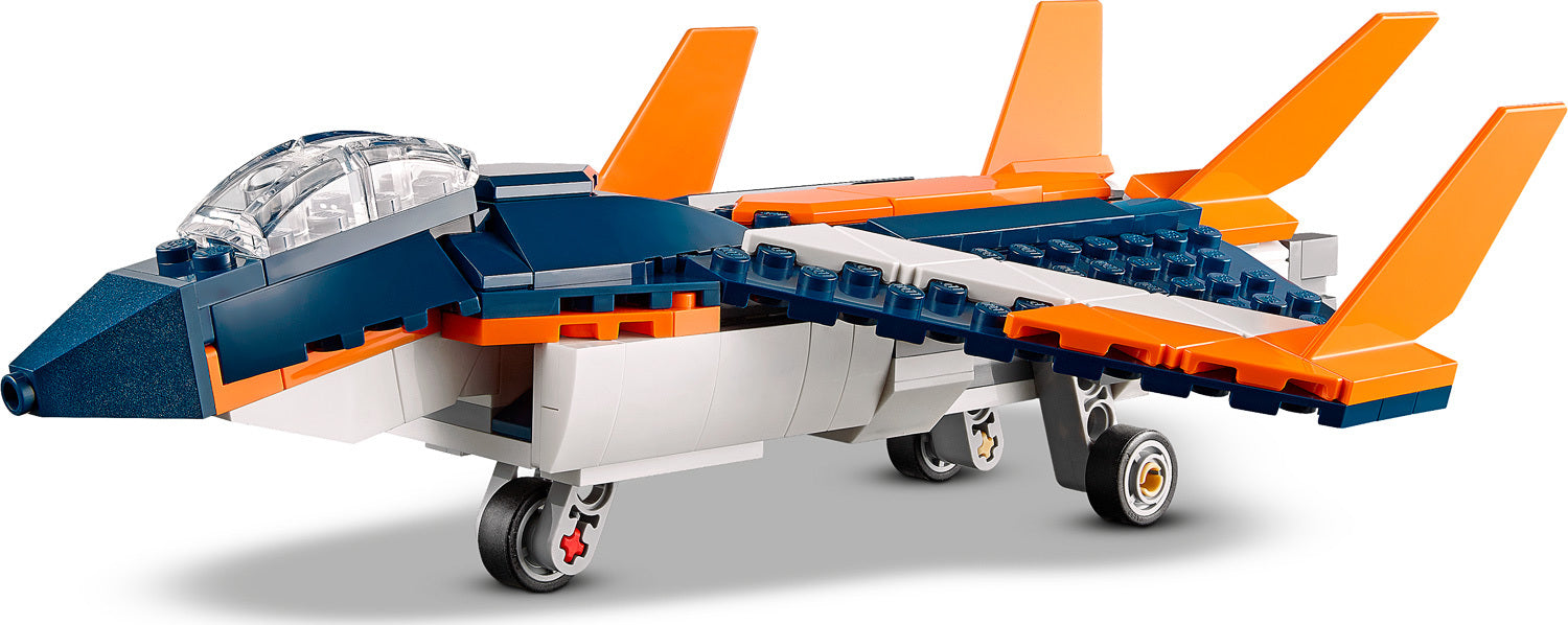 LEGO 31126 Creator 3in1 Supersonic Jet Plane to Helicopter to