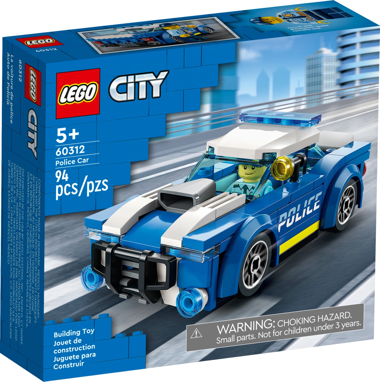 Artefact briefpapier seinpaal LEGO City: Police Car| TimbukToys