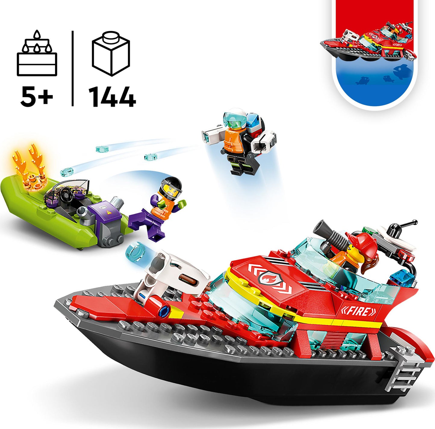 LEGO® City: Fire Rescue Boat
