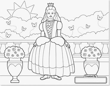 Jumbo 50-Page Kids' Coloring Pad - Horses, Hearts, Flowers, and More