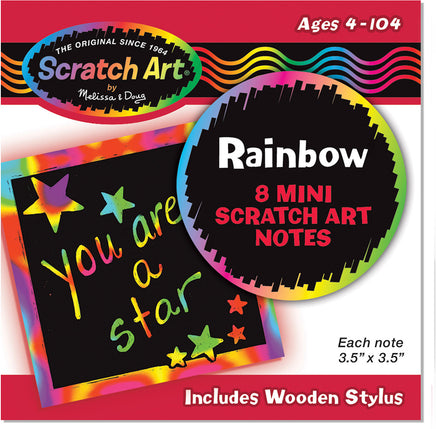 Rainbow Mini Scratch Art Notes (in Display)