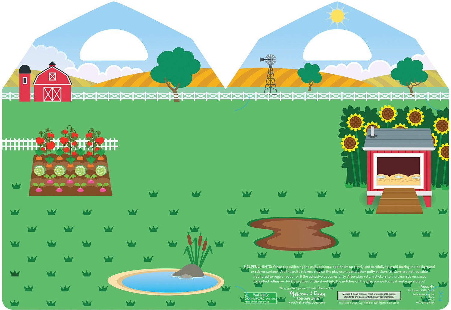 Puffy Sticker Play Set - On the Farm