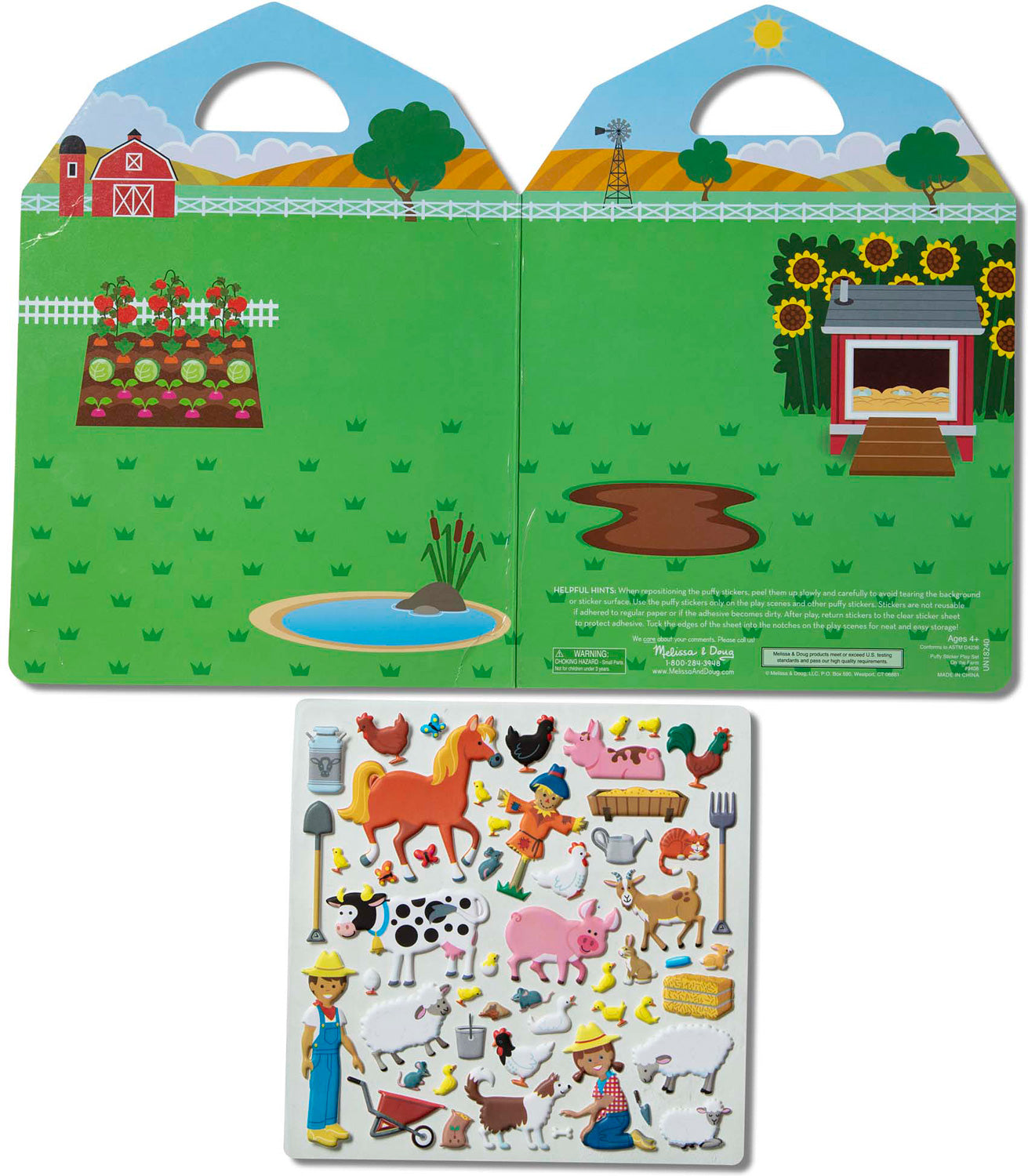 Puffy Sticker Play Set - On the Farm