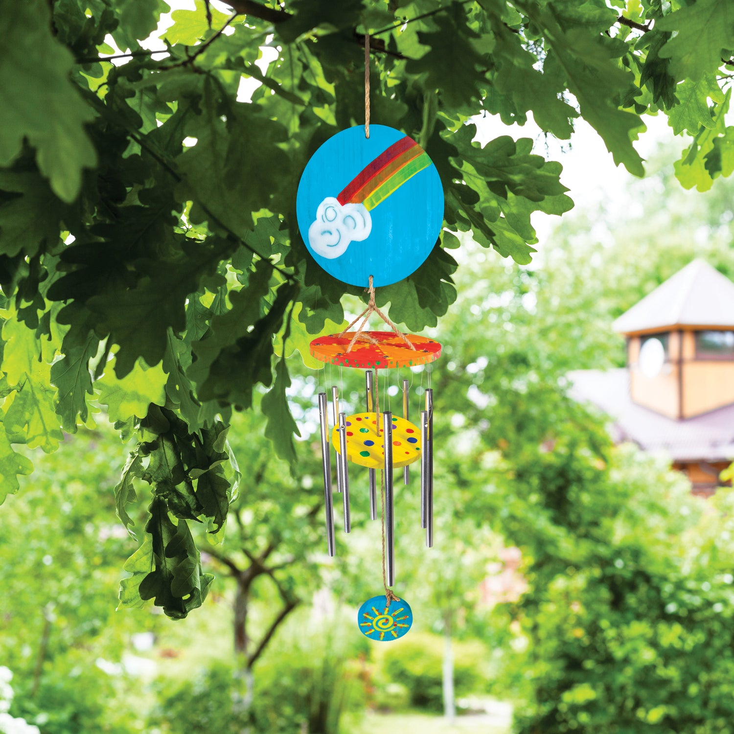 Butterfly Wind Chime Kit DIY Craft For Kids 3D Wooden Arts To