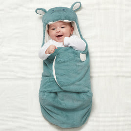 Baby GUND Oh So Snuggly Hippo Blanket Wrap