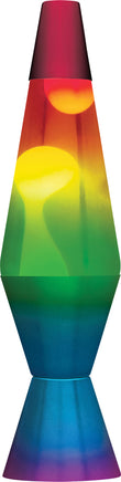 14.5'' LAVA® Lamp Rainbw Hndpt Tricolor