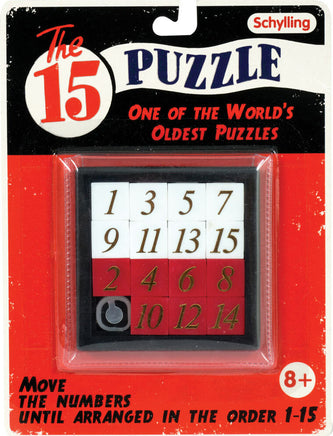 Classic Fifteen Numbers Slider Puzzle