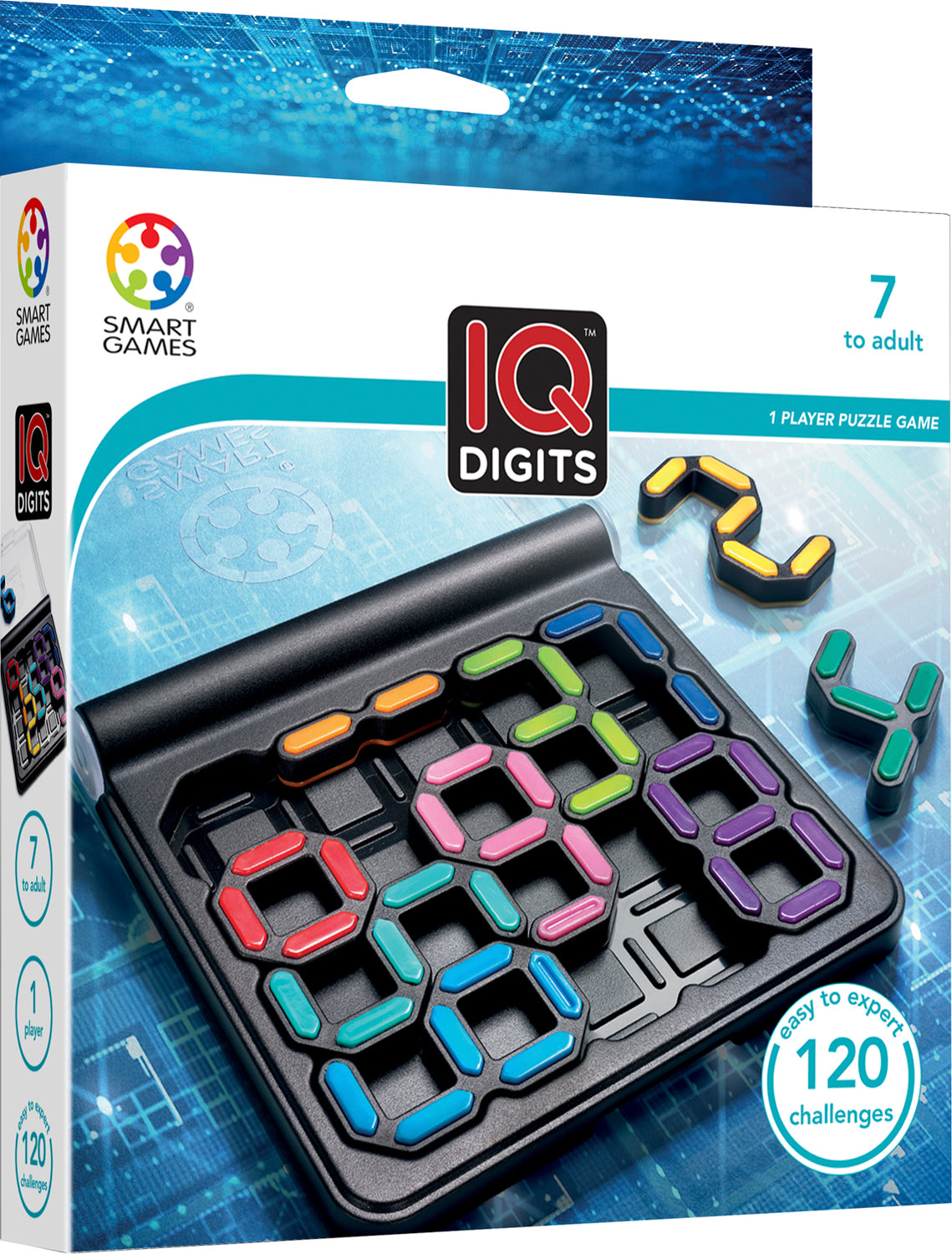 Smart Games IQ Puzzler Pro Board Game Puzzle, 120 Challenges - For