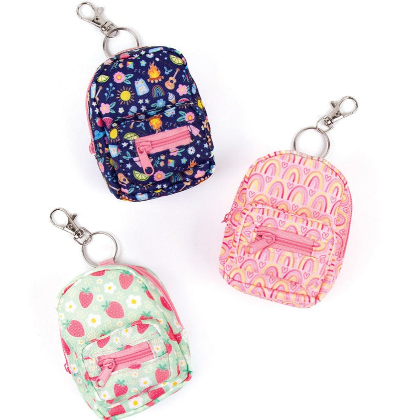 【mnem】Dot Keyring Backpack Mini Backpack With Stationery| TimbukToys