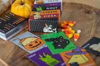 Taco Cat Goat Cheese Pizza Card Game - Halloween Special Edition