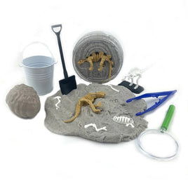 Dinosaur Fossil Dig Sensory Dough Play Kit | Earth Grown Kid Dough | PK-DINOFOSSILDIG-S