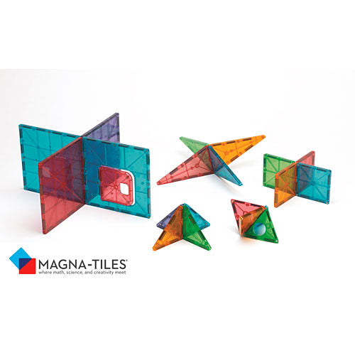 Magna-Tiles Clear colours 48 Piece Deluxe Set