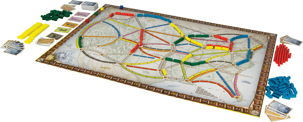 Ticket to Ride Paris Board Game - Train Route-Building Strategy Game –  Asmodee North America