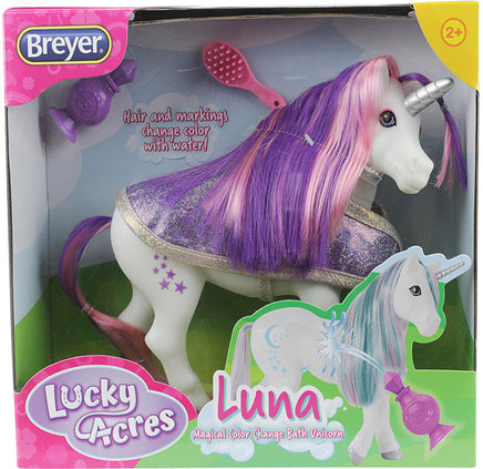 Breyer Luna Magical Color Change Bath Unicorn