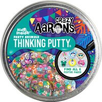 Thinking Putty- Hide Inside! Party Animal | PM020 | Crazy Aaron | Putty World