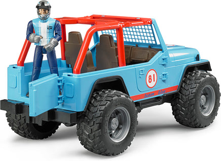 Bruder Jeep Cross Country Racer w/ Driver - Blue